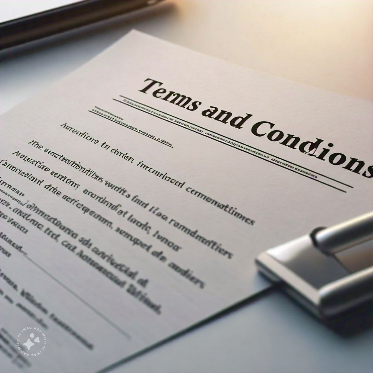 Terms and Conditions